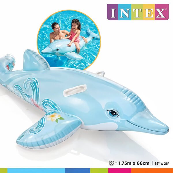 ⁦Bouée Gonflable Dauphin pour enfants INTEX 58535NP – عوامة أطفال⁩ - الصورة ⁦2⁩