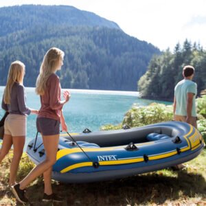 Bateau Gonflable Challenger 3 avec Rames et Pompe – Intex 68370EP | قارب مطاطي Challenger 3 مع مجاديف ومضخة