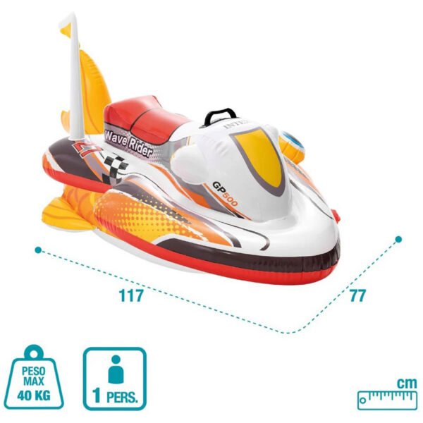 ⁦Scooter Aquatique Gonflable pour Enfants – 117 x 77 cm | INTEX 57520NP – سكوتر سباحة قابل للنفخ للأطفال⁩ - الصورة ⁦5⁩