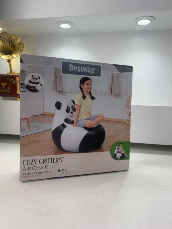 ⁦Fauteuil Gonflable Cozy Critters pour Enfants – 72 x 72 x 64 cm – Bestway 75116 كرسي هوائي للأطفال Cozy Critters – 72 × 72 × 64 سم – بيست واي 75116⁩ - الصورة ⁦4⁩