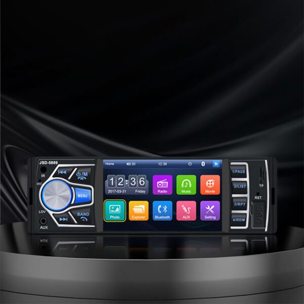 ⁦Lecteur Multimédia Voiture Écran 800x480 – Audio & Vidéo Haute Définition⁩ - الصورة ⁦5⁩