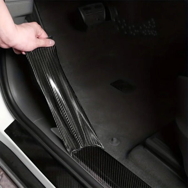 ⁦Bande de Protection Carbone Noire 10M – Antichoc & Imperméable pour Voiture⁩ - الصورة ⁦4⁩