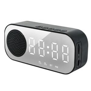 Réveil Bluetooth 3-en-1 avec Haut-Parleur et Radio FM