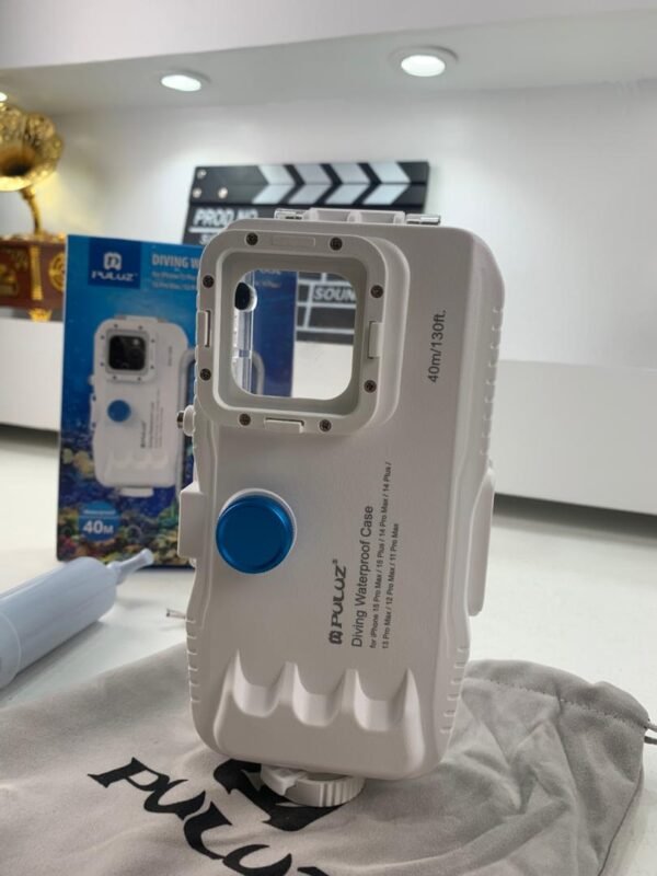 ⁦Coque de Plongée Étanche PULUZ 40 m pour iPhone 11 à 16 Pro Max – حافظة احترافية مضادة للماء للتصوير تحت الماء⁩ - الصورة ⁦6⁩