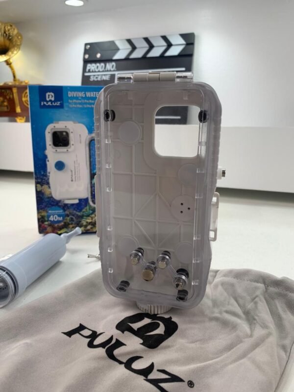 ⁦Coque de Plongée Étanche PULUZ 40 m pour iPhone 11 à 16 Pro Max – حافظة احترافية مضادة للماء للتصوير تحت الماء⁩ - الصورة ⁦7⁩