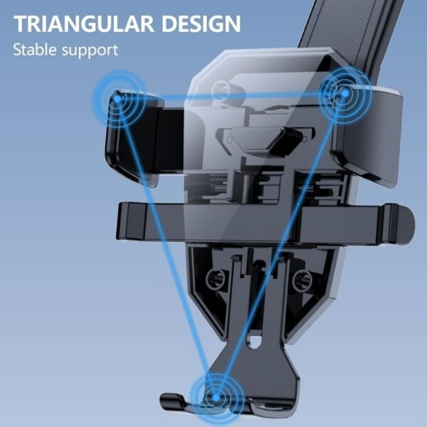 ⁦Support Téléphone Voiture 360° avec Ventouse à Verrouillage⁩ - الصورة ⁦9⁩
