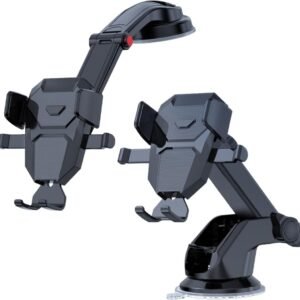 Support Téléphone Voiture 360° avec Ventouse à Verrouillage