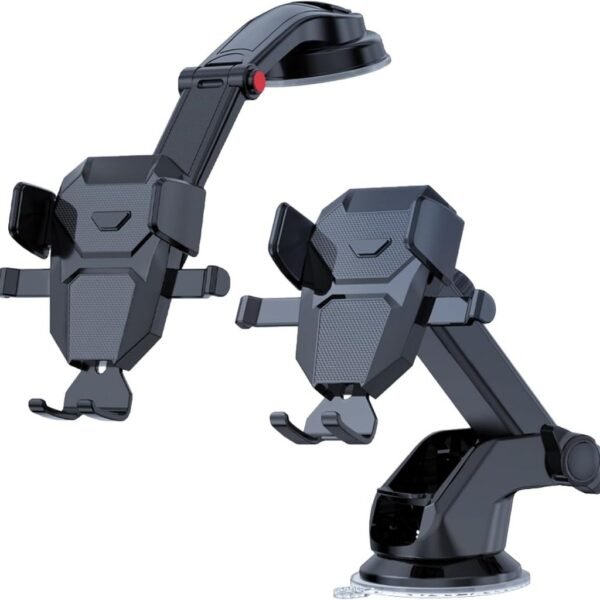 Support Téléphone Voiture 360° avec Ventouse à Verrouillage