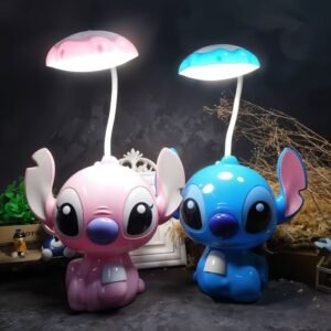 Veilleuse LED Rechargeable Enfant – Design 3D Chat, Lapin ou Stitch