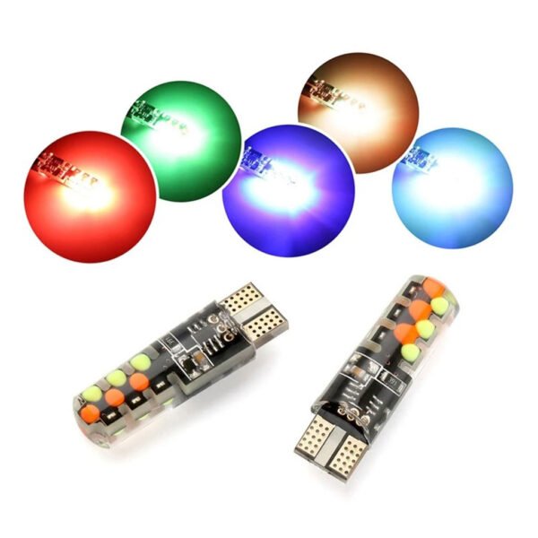 ⁦Ampoules LED RGB T10 avec Télécommande – 16 Couleurs & Effets Dynamiques⁩ - الصورة ⁦5⁩