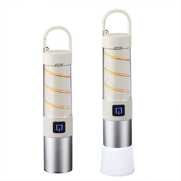 ⁦Lampe Torche Zoomable 800 Lumens avec Mode SOS et Abat-Jour Tente⁩ - الصورة ⁦7⁩