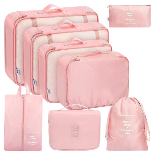 ⁦Organisateurs de Valise 8-en-1 – Cubes de Rangement Compressibles et Étanches⁩ - الصورة ⁦7⁩