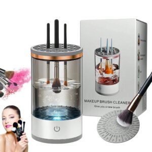 Nettoyeur Automatique pour Pinceaux de Maquillage – Nettoyage et Séchage en 30s