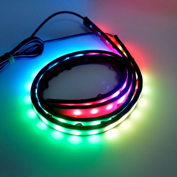 ⁦Bande LED Multicolore pour Feux Arrière de Voiture – Étanche et Écoénergétique⁩ - الصورة ⁦7⁩