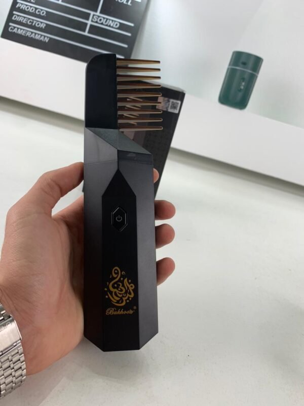 ⁦Brûleur d’Encens Électrique 2 en 1 avec Peigne Parfumé Portable Rechargeable مبخرة كهربائية 2 في 1 مع مشط معطر محمول وقابل للشحن⁩ - الصورة ⁦6⁩