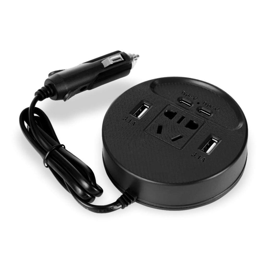 Onduleur Voiture 150W avec 4 Ports USB & Prise Secteur Universelle - الصورة 5