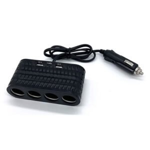 Olesson 1654 – Chargeur Voiture 4 Prises + 2 USB + 1 Type-C