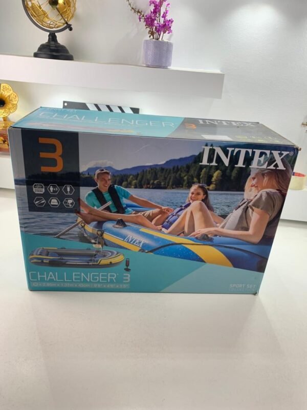 ⁦Bateau Gonflable Challenger 3 avec Rames et Pompe – Intex 68370EP | قارب مطاطي Challenger 3 مع مجاديف ومضخة⁩ - الصورة ⁦3⁩