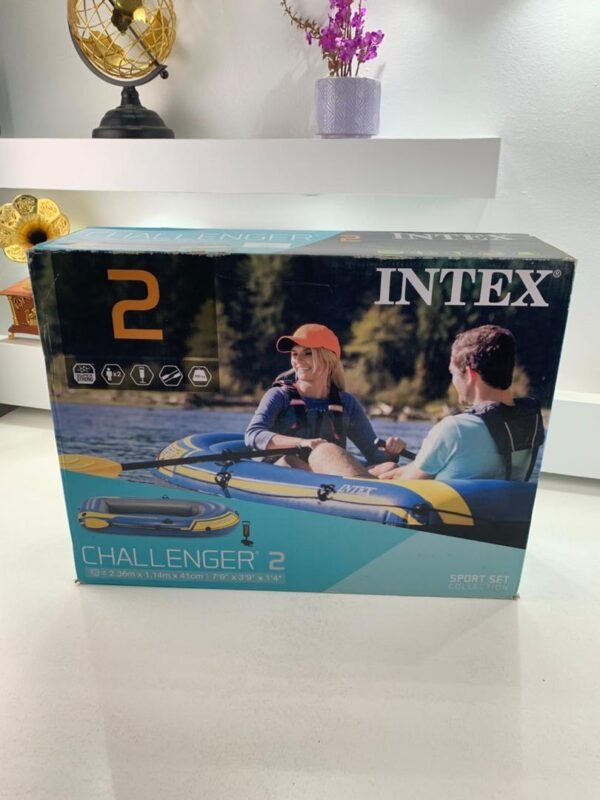 ⁦Bateau Gonflable Challenger 2 avec Rames et Pompe – Intex 68367NP | قارب مطاطي Challenger 2 مع مجاديف ومضخة⁩ - الصورة ⁦5⁩