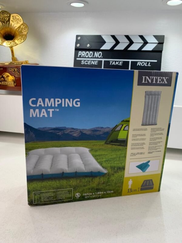 ⁦Matelas Gonflable de Camping Intex 67998 – 72 x 189 x 20 cm, Léger et Compact pour l’Aventure en Plein Air فرشة تخييم قابلة للنفخ من إنتكس – 72×189×20 سم، خفيفة ومثالية للرحلات⁩ - الصورة ⁦4⁩