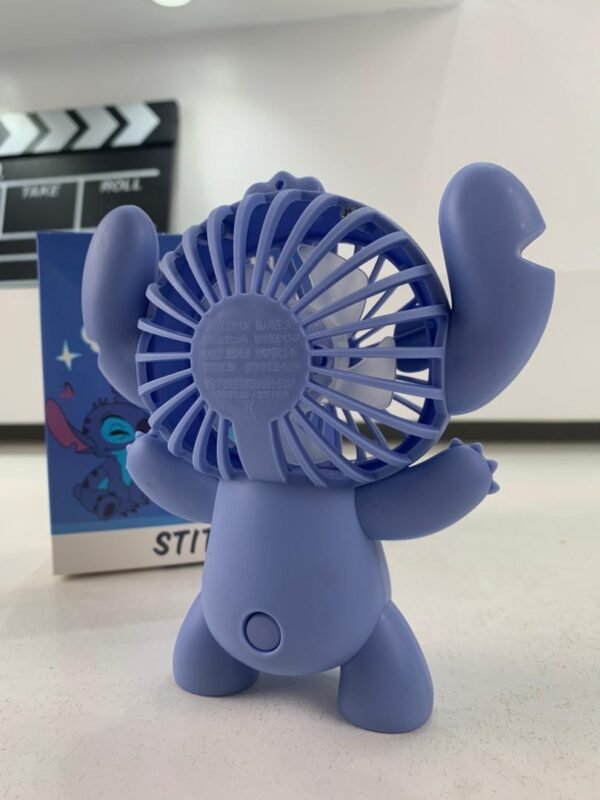 ⁦Mini Ventilateur Portable Stitch – USB & Design Mignon⁩ - الصورة ⁦7⁩