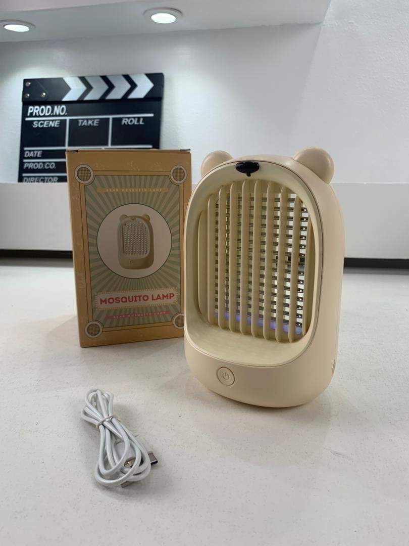 Lampe Anti-Mouches Silencieuse en Forme d’Ours – Rechargeable & Sûre - الصورة 4