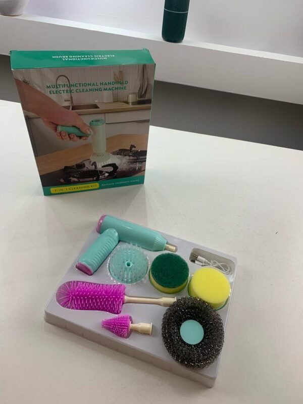 ⁦Brosse de Nettoyage Électrique Sans Fil – Rechargeable et Multifonction⁩ - الصورة ⁦6⁩