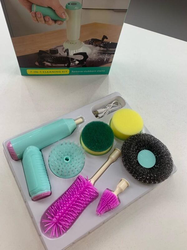 ⁦Brosse de Nettoyage Électrique Sans Fil – Rechargeable et Multifonction⁩ - الصورة ⁦2⁩