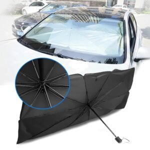 Pare-Soleil Parapluie pour Voiture – Anti-UV et Anti-Chaleur, Format Compact
