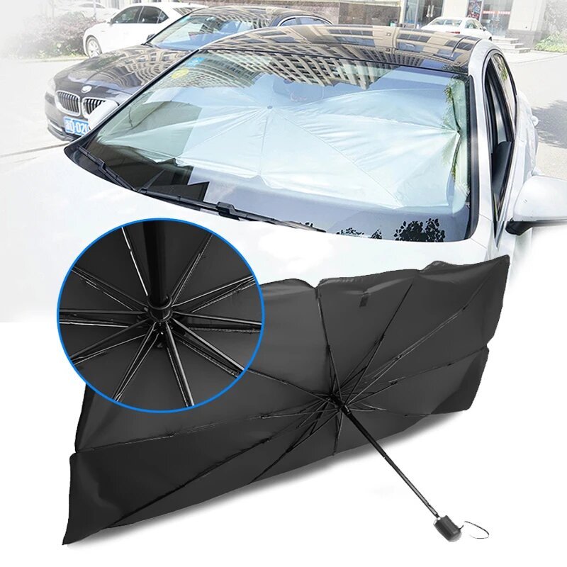 Pare-Soleil Parapluie pour Voiture – Anti-UV et Anti-Chaleur, Format Compact