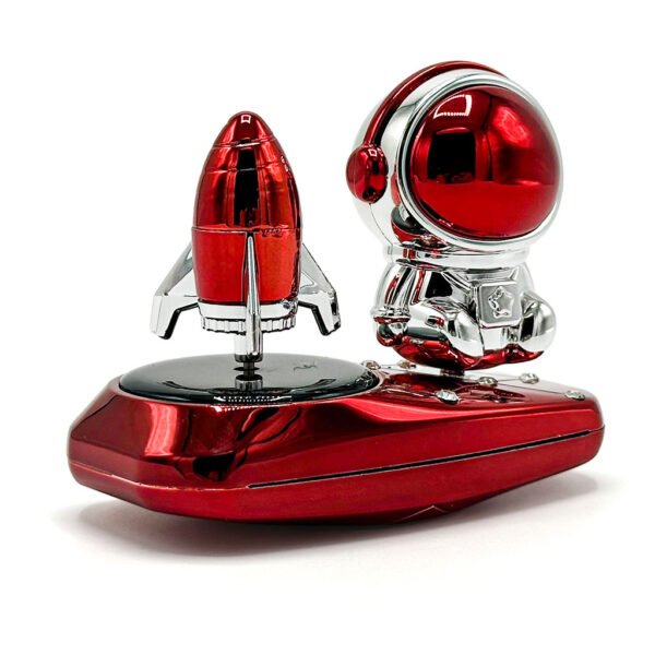 ⁦Parfum Solaire Voiture – Diffuseur Astronaute avec Turbine Rotative⁩ - الصورة ⁦3⁩