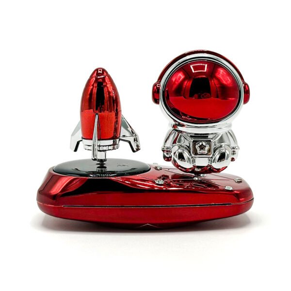 ⁦Parfum Solaire Voiture – Diffuseur Astronaute avec Turbine Rotative⁩ - الصورة ⁦4⁩