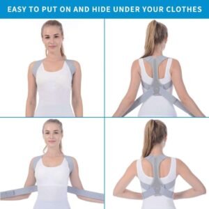 Correcteur de Posture Invisible – Soulagement Dos & Amélioration Posturale