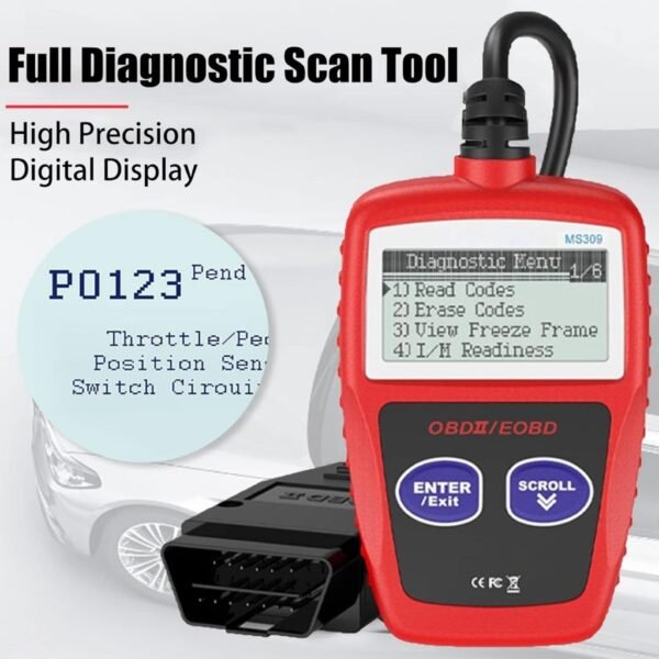 ⁦ Scanner de Diagnostic Automobile Haute Performance – Effaceur de Codes et Contrôle Moteur⁩ - الصورة ⁦12⁩