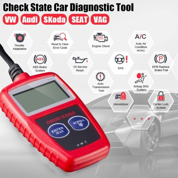 ⁦ Scanner de Diagnostic Automobile Haute Performance – Effaceur de Codes et Contrôle Moteur⁩ - الصورة ⁦4⁩