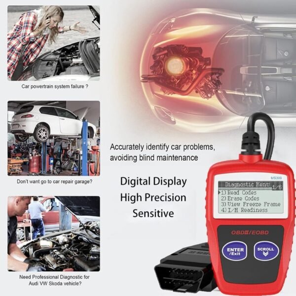 ⁦ Scanner de Diagnostic Automobile Haute Performance – Effaceur de Codes et Contrôle Moteur⁩ - الصورة ⁦9⁩