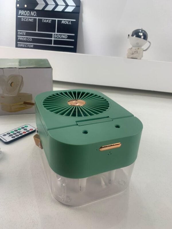 ⁦Ventilateur Brumisateur Portable à Double Buse avec Télécommande⁩ - الصورة ⁦7⁩