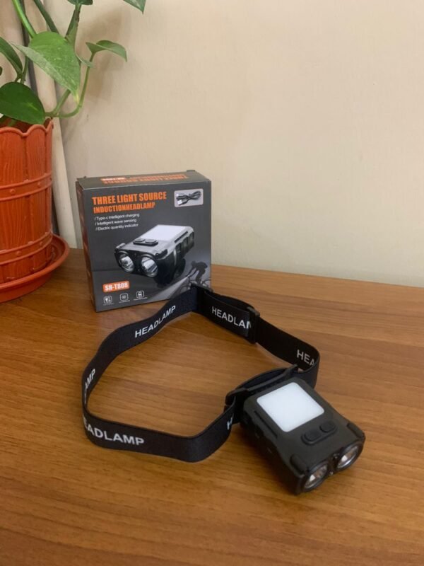 ⁦Lampe Frontale Rechargeable pour Activités Extérieures et Cyclisme مصباح رأس قابل لإعادة الشحن⁩ - الصورة ⁦11⁩
