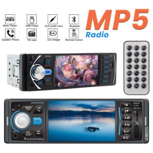 Autoradio Multimédia 4.1" avec Bluetooth et Support Caméra de Recul