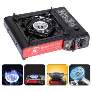 Réchaud de Camping à Gaz 2.9KW avec Allumage Électrique