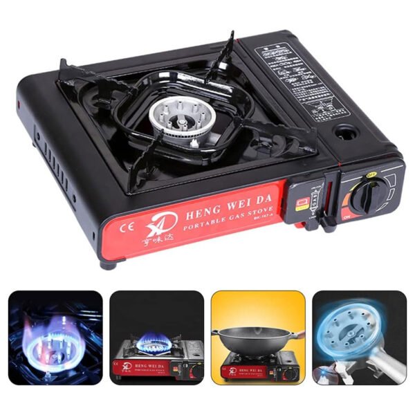 Réchaud de Camping à Gaz 2.9KW avec Allumage Électrique
