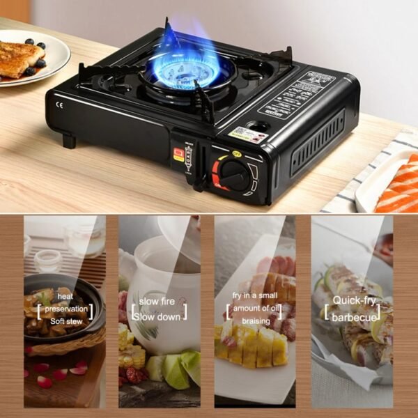 ⁦Réchaud à Gaz avec de Camping avec Allumage automatique – Puissant, Sécurisé et Portable⁩ - الصورة ⁦3⁩