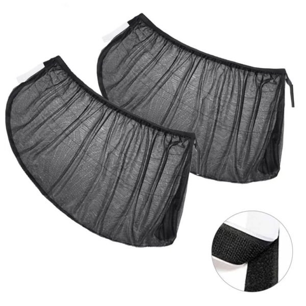 ⁦Pare-Soleil Latéral Voiture en Maille Nylon – Protection Double Couche⁩ - الصورة ⁦6⁩