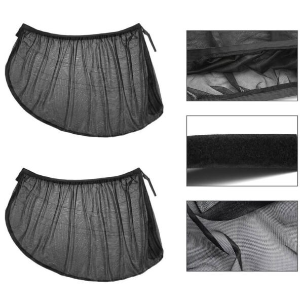 Pare-Soleil Latéral Voiture en Maille Nylon – Protection Double Couche