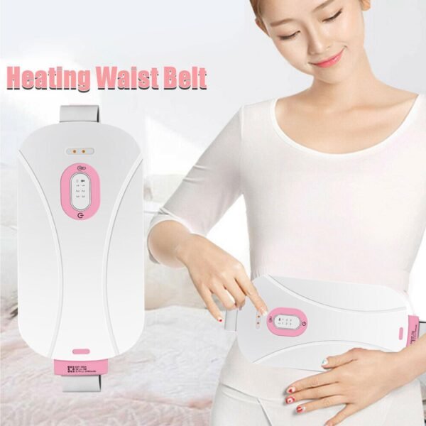 Ceinture Chauffante Intelligente avec Massage Infrarouge – Soulagement Douleur Lombaire et Menstruelle
