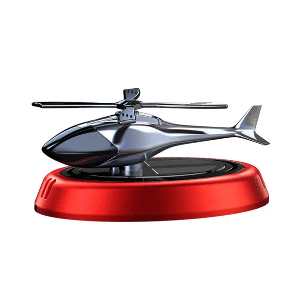 ⁦Désodorisant Voiture Solaire en Forme d’Avion – Purification Automatique⁩ - الصورة ⁦3⁩