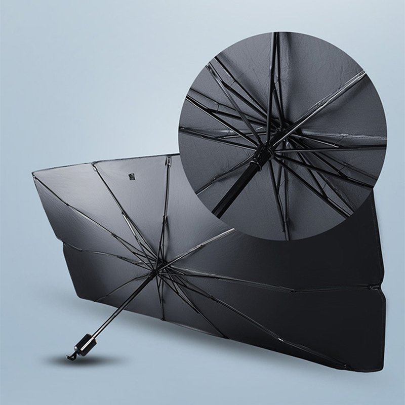 Pare-Soleil Parapluie pour Voiture – Anti-UV et Anti-Chaleur, Format Compact - الصورة 6