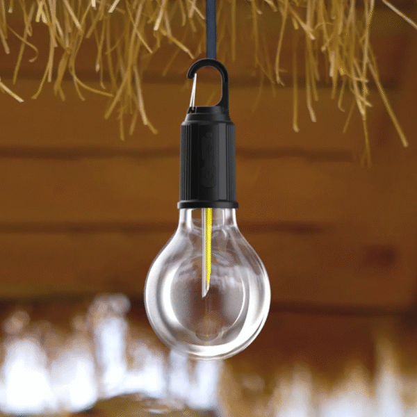 ⁦Lampe de Camping LED avec Lumière Chaude – USB-C, Étanche, 3 Modes⁩ - الصورة ⁦4⁩