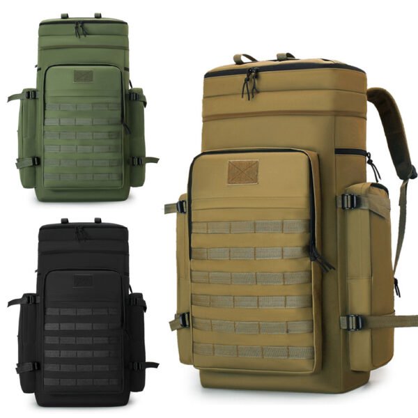 ⁦Sac à dos de randonnée tactique NARCO 80L – SDM06 حقيبة ظهر تكتيكية للرحلات بسعة 80 لتر – SDM06⁩ - الصورة ⁦2⁩