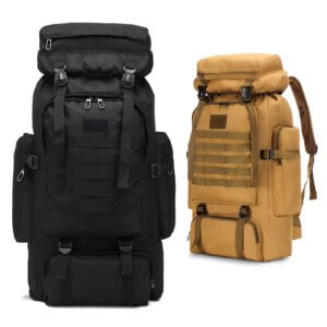 Sac à dos de randonnée tactique URUS 80L – Modèle SDM09 – حقيبة ظهر تكتيكية للتخييم بسعة 80 لتر